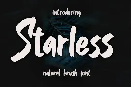 Starless Brush Font