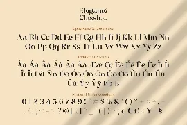 Elegante Classica - Modern Serif font