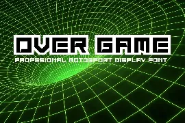 Over Game - Display Font