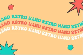 Hand Retro - A Groovy Retro Font