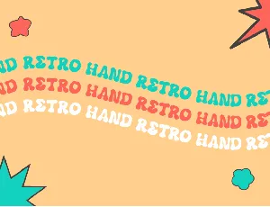 Hand Retro - A Groovy Retro Font