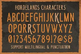 Horderlands font