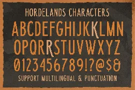 Horderlands font