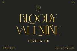 Bolin Gerii Luxury Serif Font