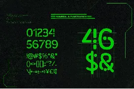 Harmos - Techno Sci-fi Font