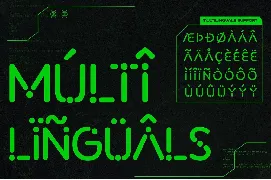 Harmos - Techno Sci-fi Font