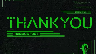 Harmos - Techno Sci-fi Font