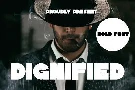 Dignified - Bold Fonts