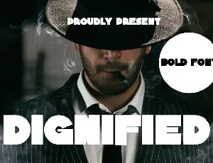 Dignified - Bold Fonts