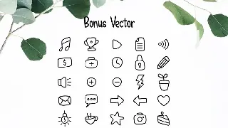 Happy Ending + Icons font