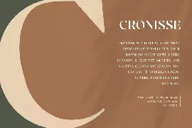 Cronisse - Modern Display Serif font