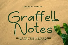 Graffell Notes font