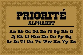 Priorite - Vintage Fonts