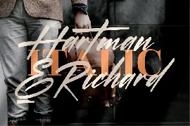 Hartman Richard Modern Brush font