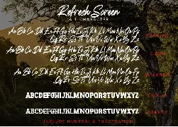 Refresh Screen Nature Family Font