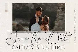 Gutierha Pattery Luxury Script Font