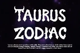 Taurus Sense font