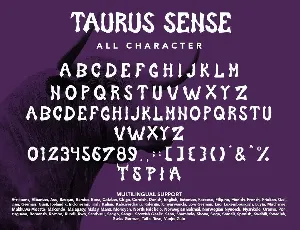 Taurus Sense font