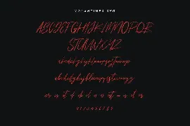 Volantines Brush SVG Font