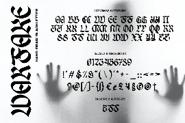 Warfake - Hand Draw Blackletter font