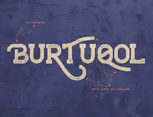 Burtuqol - Vintage Slab Serif font