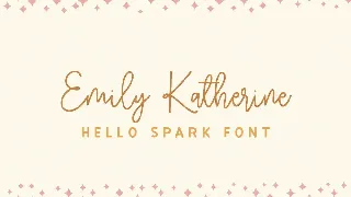 Hello Spark - Cute Font Duo