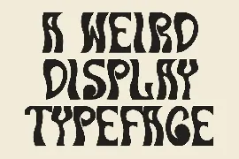 Allbine Experimental Display Font