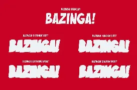 Buzinga! | Comic Layered Font