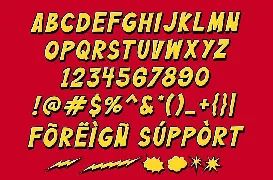 Buzinga! | Comic Layered Font