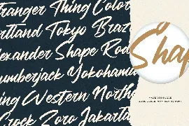 Haredang - Bold Script Font