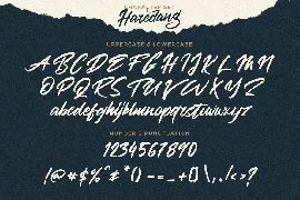 Haredang - Bold Script Font