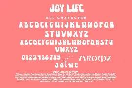 Joy Life font