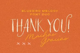 Bluebird Melody font