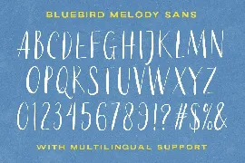 Bluebird Melody font