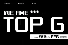 Gleford - Modern Sci-fi Font