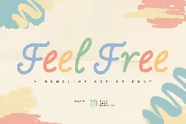 Feel Free | A Monoline Script Font