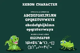 Kebon - Decorative Font