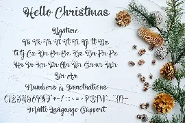 Hello Christmas - Sweet & Beautiful Script Font