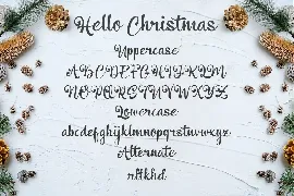 Hello Christmas - Sweet & Beautiful Script Font