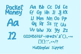 Pocket Money font