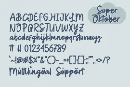 Super oktober font