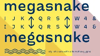 CA Slalom font