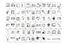 Electronics Dingbat font