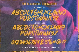 The Blackmore font