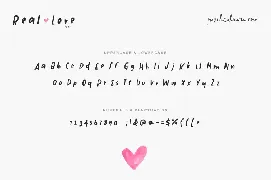 Real Love Handwritten Font