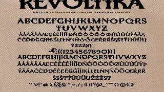 Revoltika Vintage Font