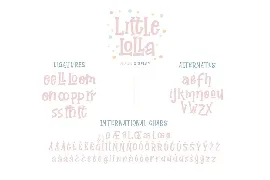 Little Lolla Fun Advertisement Font