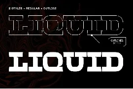 Liqury Esport - Creative Font