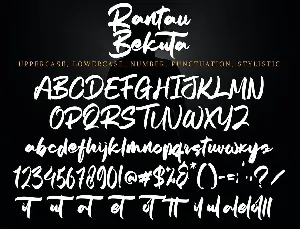 Rantau Bekuta font