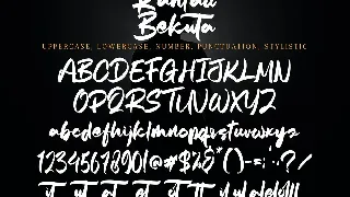 Rantau Bekuta font